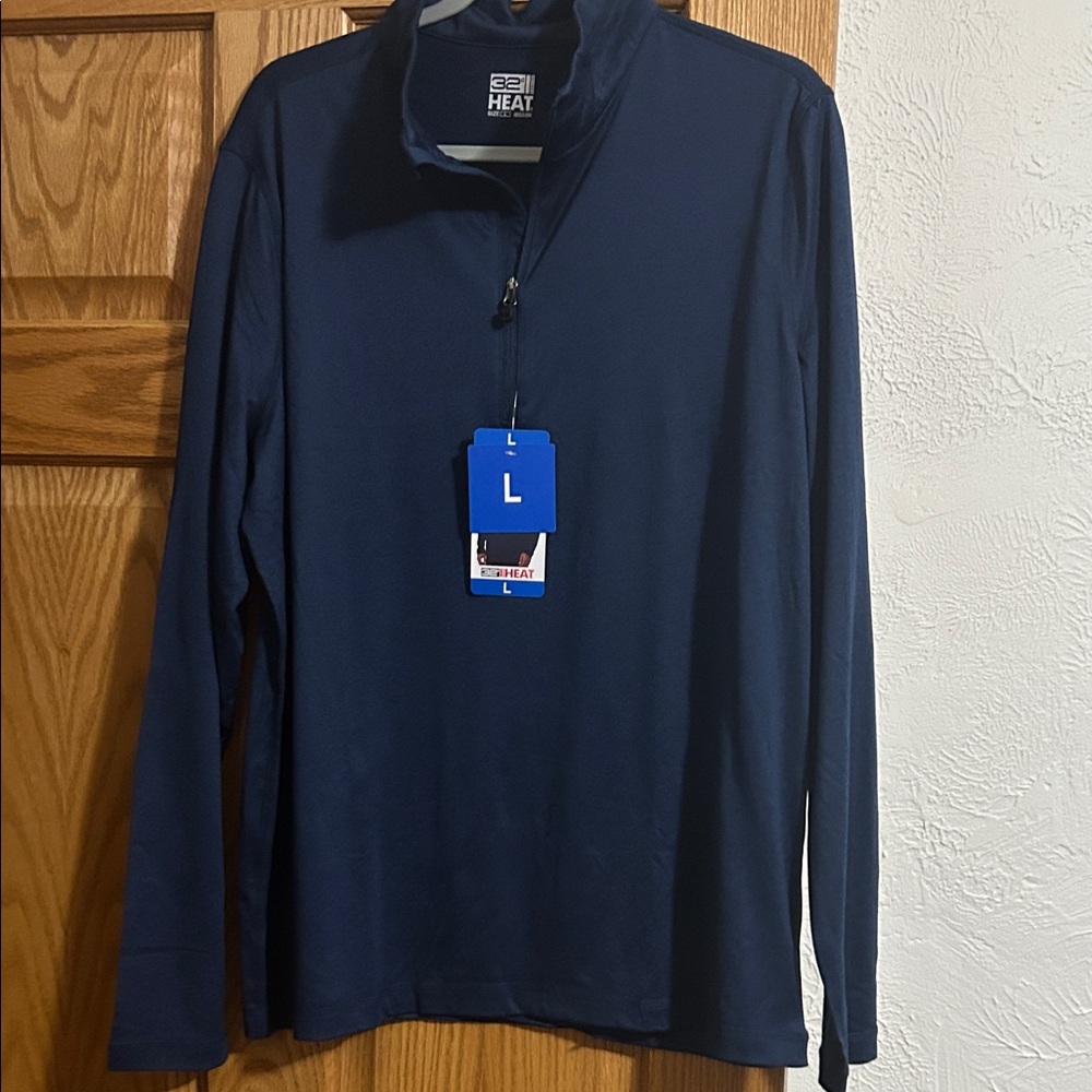 32 Degrees Dark Blue Half-Zip Pullover